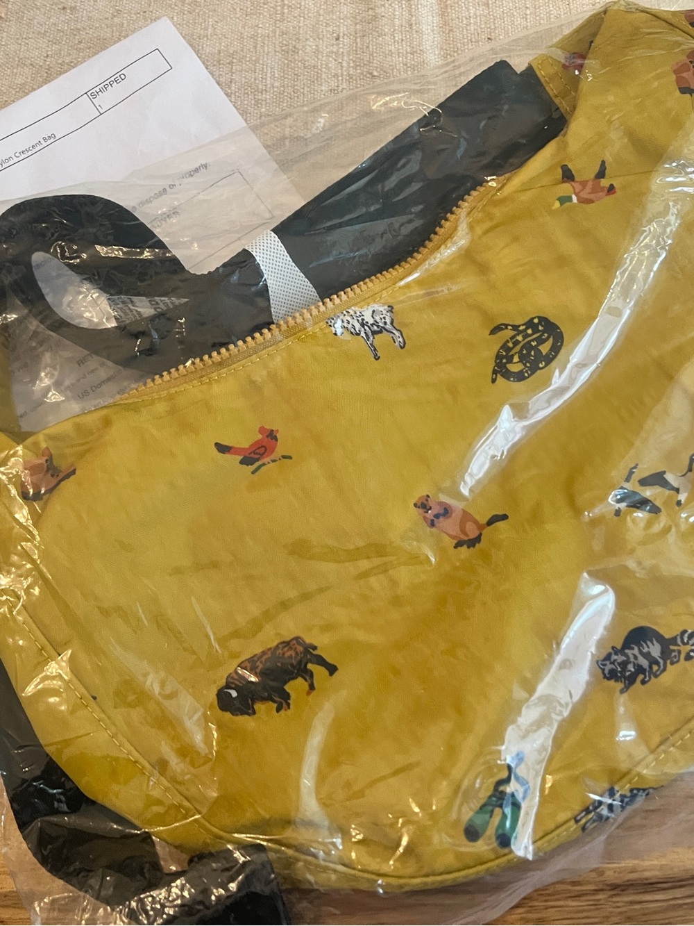 NWT Baggy x Parks Project Medium Crescent Mustard